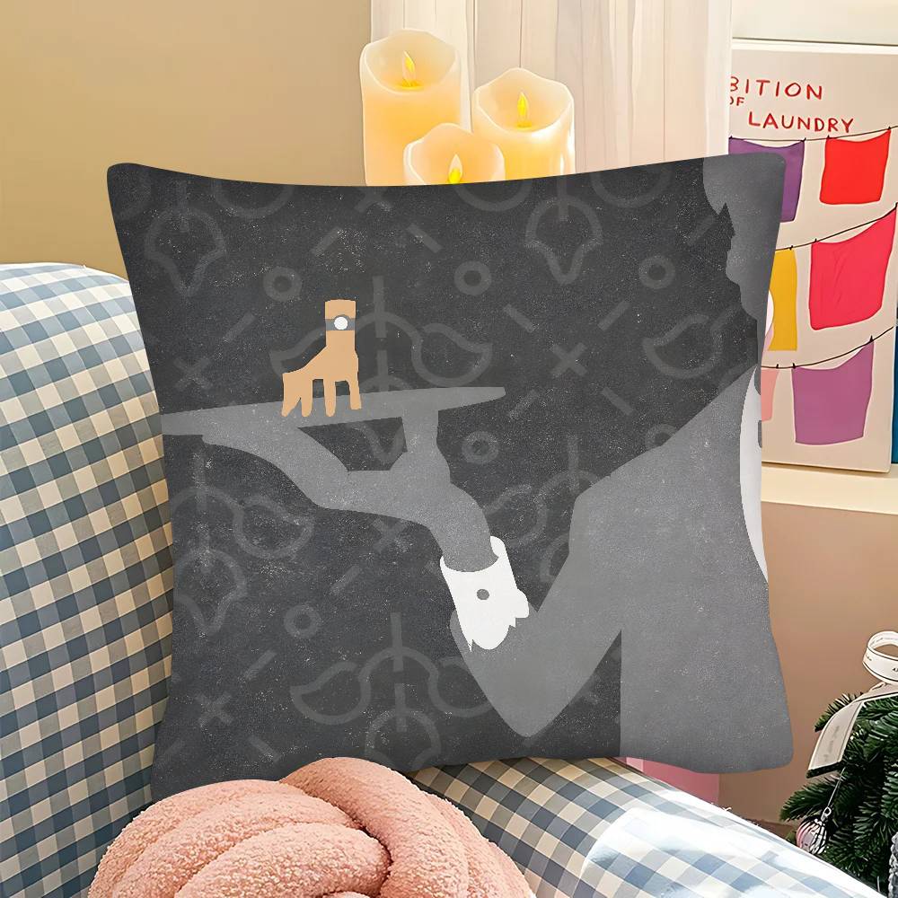 Movie Wednesday Classic Movie Pillow Case Square Pillow Bedroom Sofa Leisure Comfort Cushion Car Living Room Home Decoration