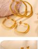 Chic Minimalist Square Hoop Earrings - Sophisticated and Stylish for Women