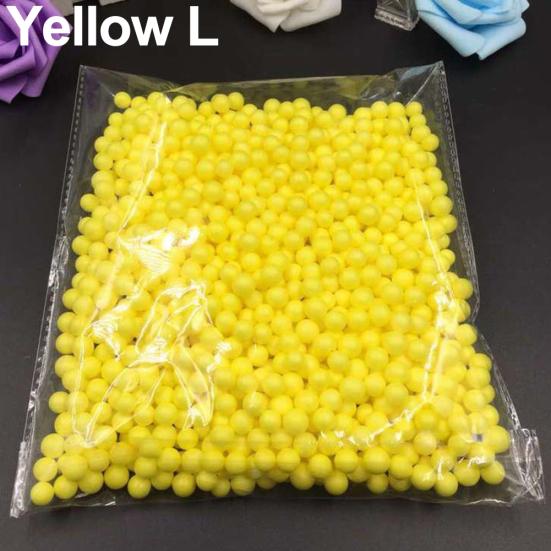 

Assorted Multicolor Crafts DIY Filler Mini Loose Beads Decorative Balls Ornament L жовтий