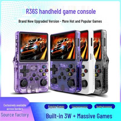 Console de jogos portátil de código aberto R36S: Multijogador WiFi, Nostalgia Retro, Portátil Tudo-em-Um.