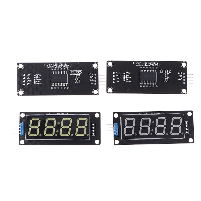 Tm1637 0,56 palce 4bitový LED digitální trubicový displej 7segmentový displejový modul LED elektronická hodiny displejový modulová deska pro Arduino