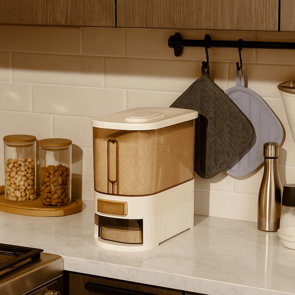 Visible Dry Food Storage Container Anti-Insect Sealed Bucket Flour Storage Bucket  Restaurant