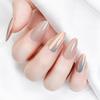 Solid Color Camel Skin Color Wear Nail Pointed Almond Nail 24 Pieces of European and American Detachable Fake Nail Finished Product