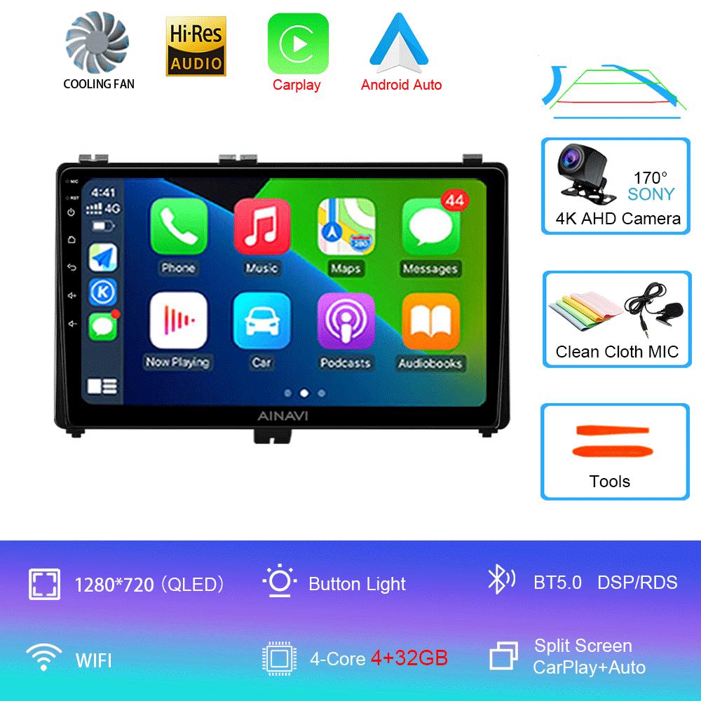 

Автомобильное радио Android 14 для Toyota Corolla 11 Auris E180 Hybrid 2014-2018 Мультимедийный проигрыватель Carplay GPS Stereo No 2Din DVD