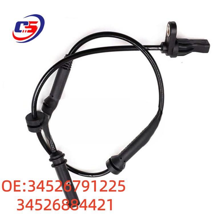 Rear Left ABS Speed Sensor Compatible with BMW 34526791225, 34526884421.