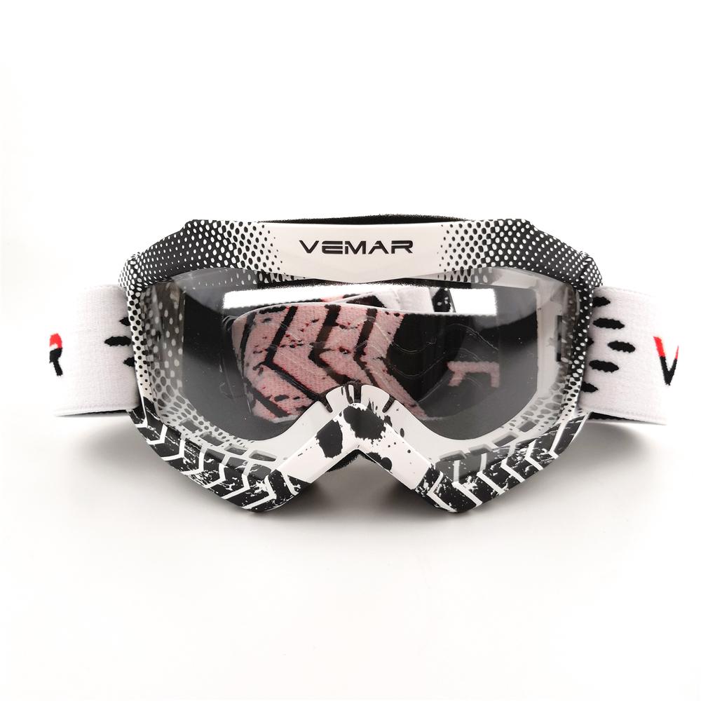 Vemar Motocyklové brýle Dětské Motocyklové Závodní Brýle MX MTB Off-Road Dirt Kid Bike Pro Motokrosová Helma Gafas