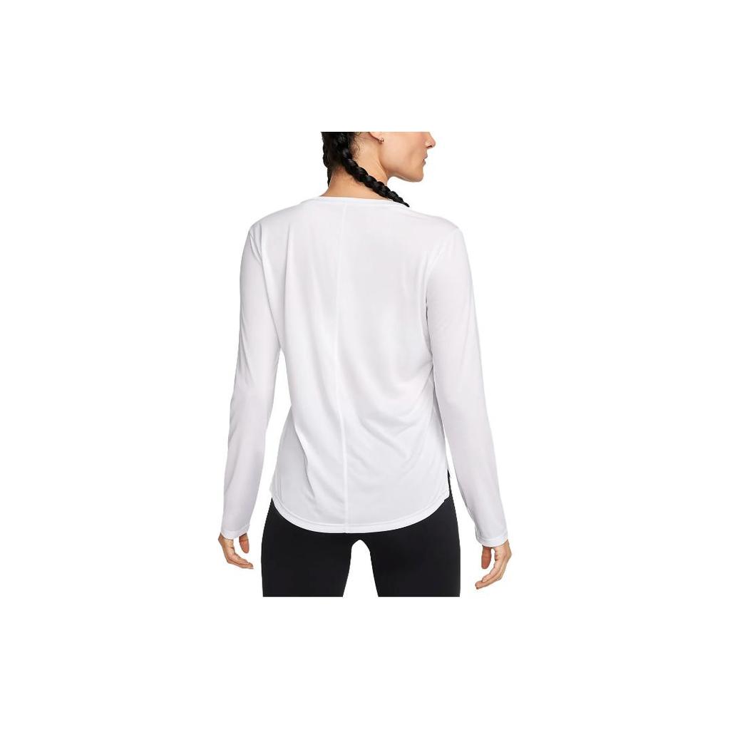 Nike T Shirts Women's White Crew Neck Moderate Straight Fit DD0642-100