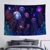 Galaxy Jellyfish Wall Tapestry Cosmic Ocean Art Space Decor Boho Bedroom Hanging Dreamy Underwater Nebula Design Home Decoration