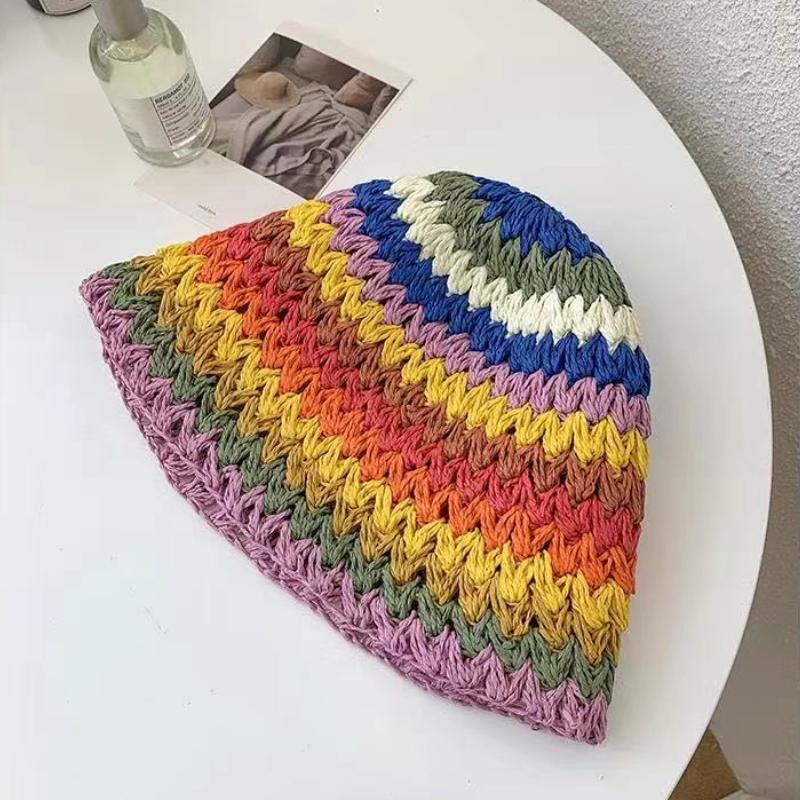 

Harjauku, новая тенденция, красочные соломенные панамы для женщин, повседневная уличная японская уличная одежда, панама, теплая кепка в стиле хип-хоп, в клубном стиле 56-58cm фиолетовый