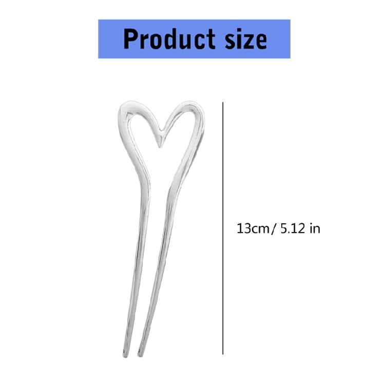 Glatte YOU Pin Haarteil für unordentliche Dutt-Mischung Clip Elegante Haarnadel für Damen und Mädchen