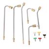 Pressure Washer Extension Wand Nozzle Set 30 Degrees 90 Degrees 120 Degrees 4000 PSI 1 4in Quick Connect Stainless