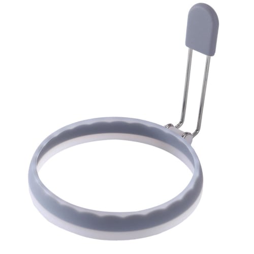 Gevrkjenp Fried Egg Ring, Fried Egg Cooker Ring - Silicone Egg Cooker Ring, 4-Inch Sandwich Mold - Pancake Mold, Food Grade Kitchen Cooking Gadget for