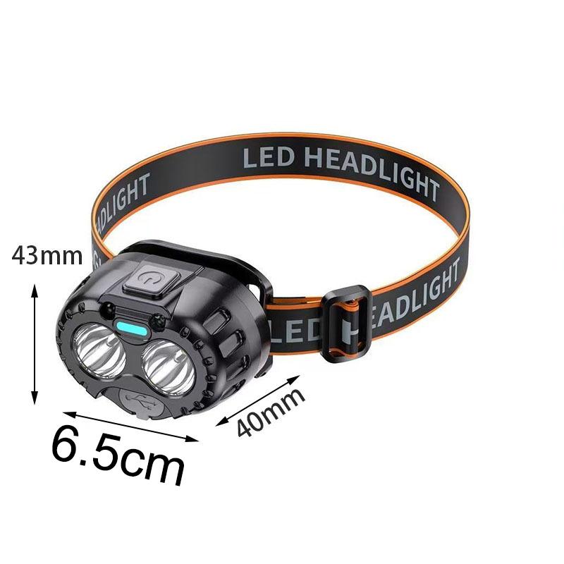 Leistungsstarke LED-Stirnlampe IPX4 Wasserdicht Notfall-Stirnlampe XPE LED-Stirnlampe für Outdoor Angeln Camping Wandern