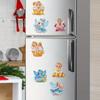 12PCS 2D Flat DIY Diamond Painting Refrigerator Magnet Round Diamond Crystal Refrigerator Magnet Diamond Art Kits for Home Decor