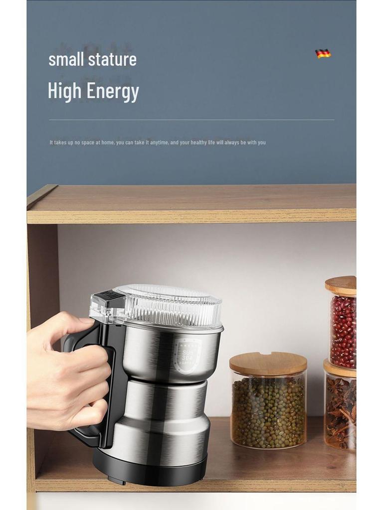 Multifunctional Stainless Steel Grinder for Grinding Medicinal Materials and Grains