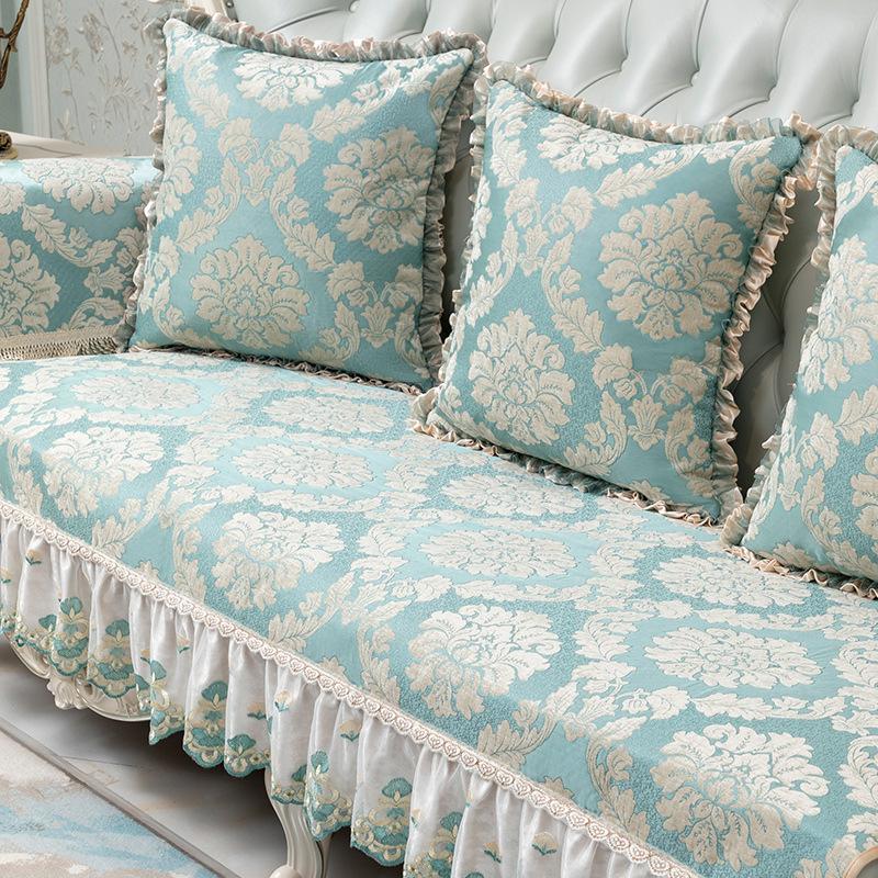 

Чехол для дивана Высококлассный Роскошный Европейский Всевключающий Чехол-накидка на подушку дивана Американский Чехол для дивана Нескользящее Специальное Полотенце для дивана 70*70cm