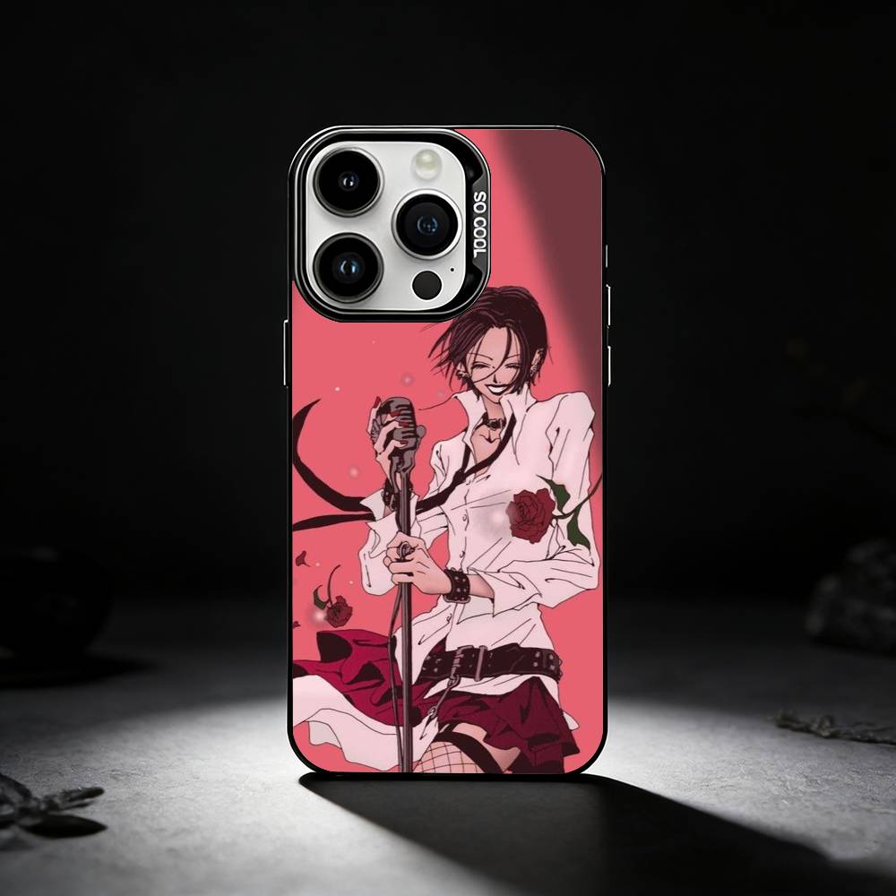 A-Anime N-NaNa O-Osaki Phone Case For iPhone 17,16,15,14,13,12,11 Plus,Pro Max,XS,Colored silver phone case