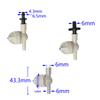 10pcs Greenhouse Anti Drip Misting Valve Hanging Nozzle 6mm To 6mm Mini Valve For Mist Nozzle Garden Tap