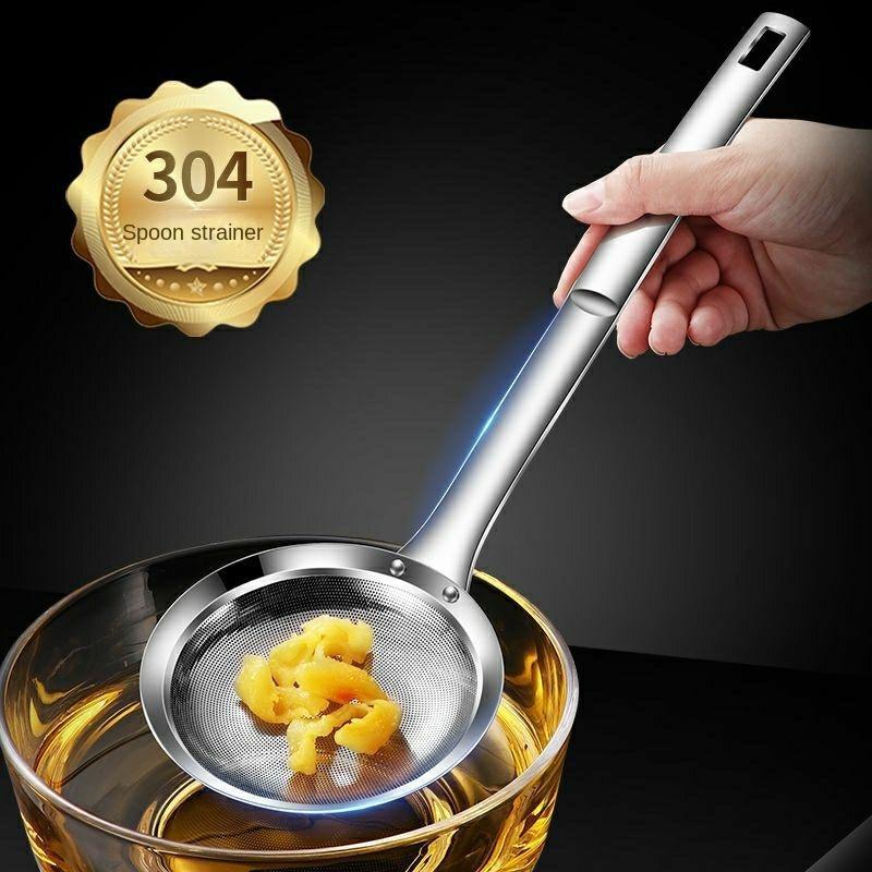 Household Grease Trap Kitchen Gadgets Filter Sieve Super Fine 304 Stainless Steel Home Items Tools Dining Bar Garden