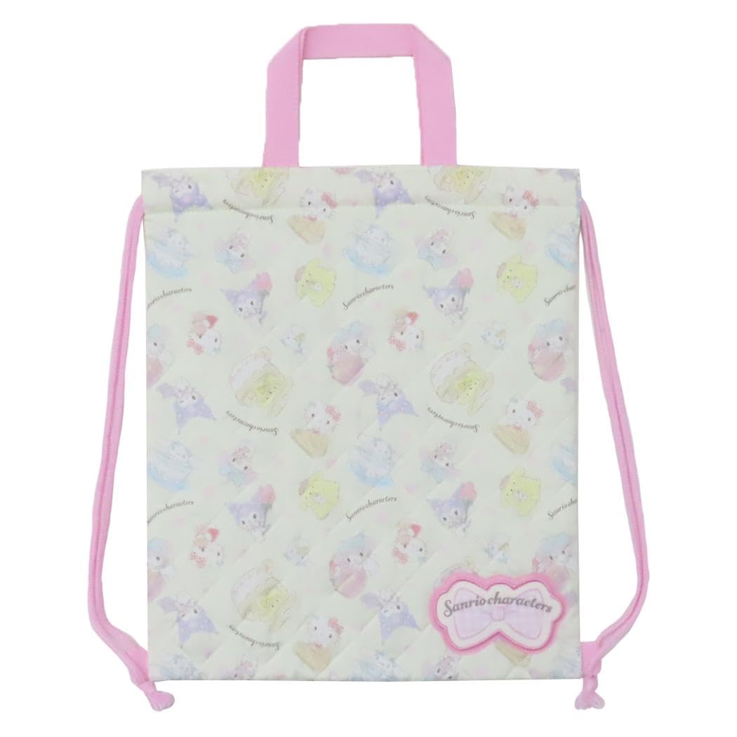 

Takanami Create Стеганый рюкзак с персонажами Sanrio, Желтый [130362] для поездок в школу или других занятий