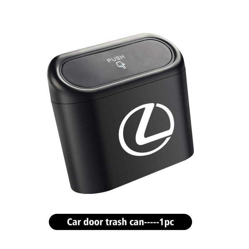 For Lexus Car Garbage Can Storage Box Rubbish Organizer Trash Bin CT200H ES250 ES300H IS250 IS200 GS300 GS460 GX470 LS400KP2