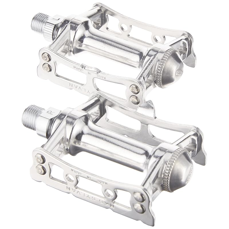

Mikashima (MKS) bicycle pedal SYLVAN TRACK (Sylvan track) silver [product]