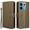 For Xiaomi Redmi Note 13 Pro 5G/Poco X6 5G Phone Case Anti-Scratch Shell Magnetic PU Leather Wallet Phone Cover