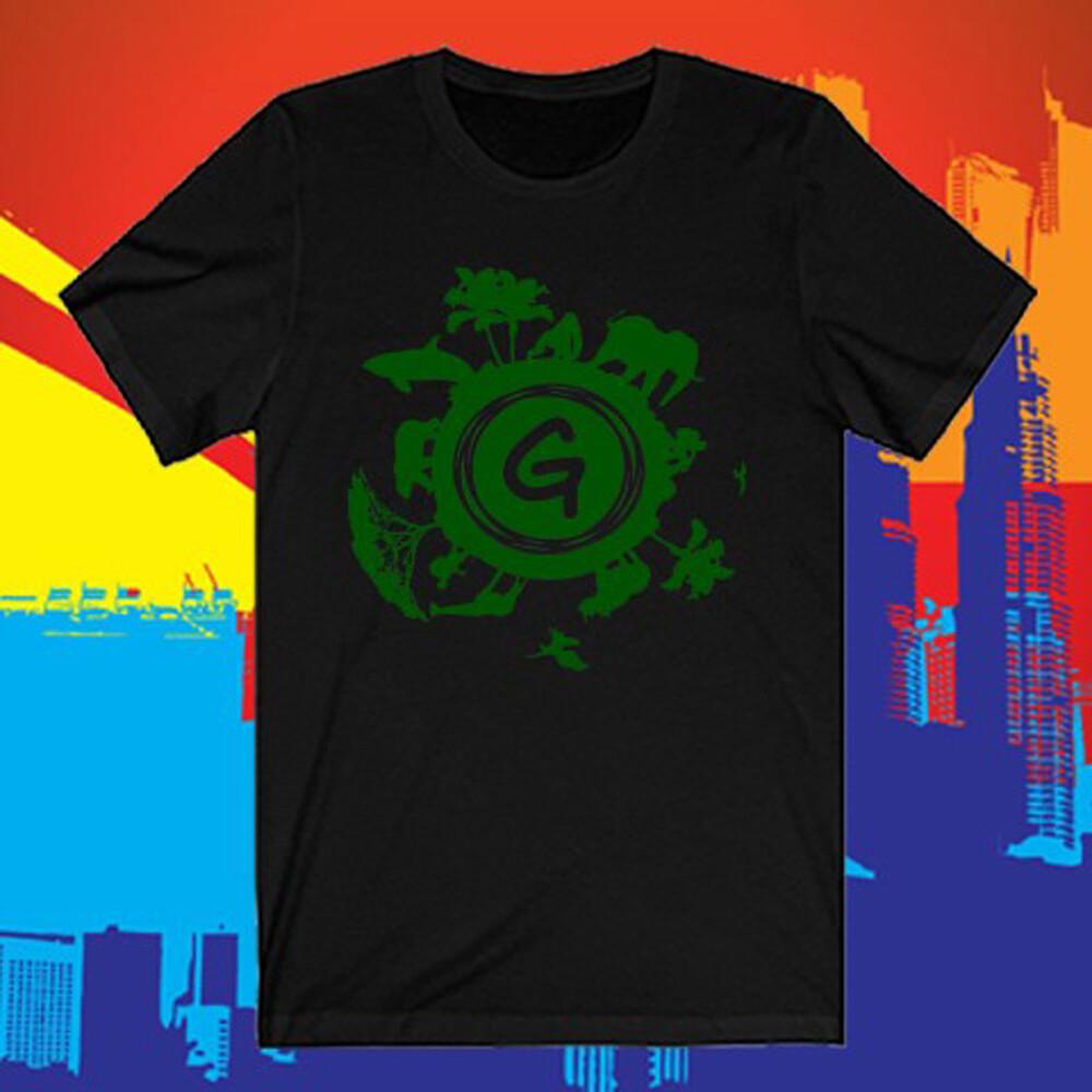 Green Peace Greenpeace Logo Black T-Shirt Size S to 5XL