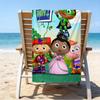 Ultra-Soft Beach Towel with Super Why Theme,Ideal for Pool - Camping, Diving - Perfect Travel Essential, Vibrant Beach Towel.