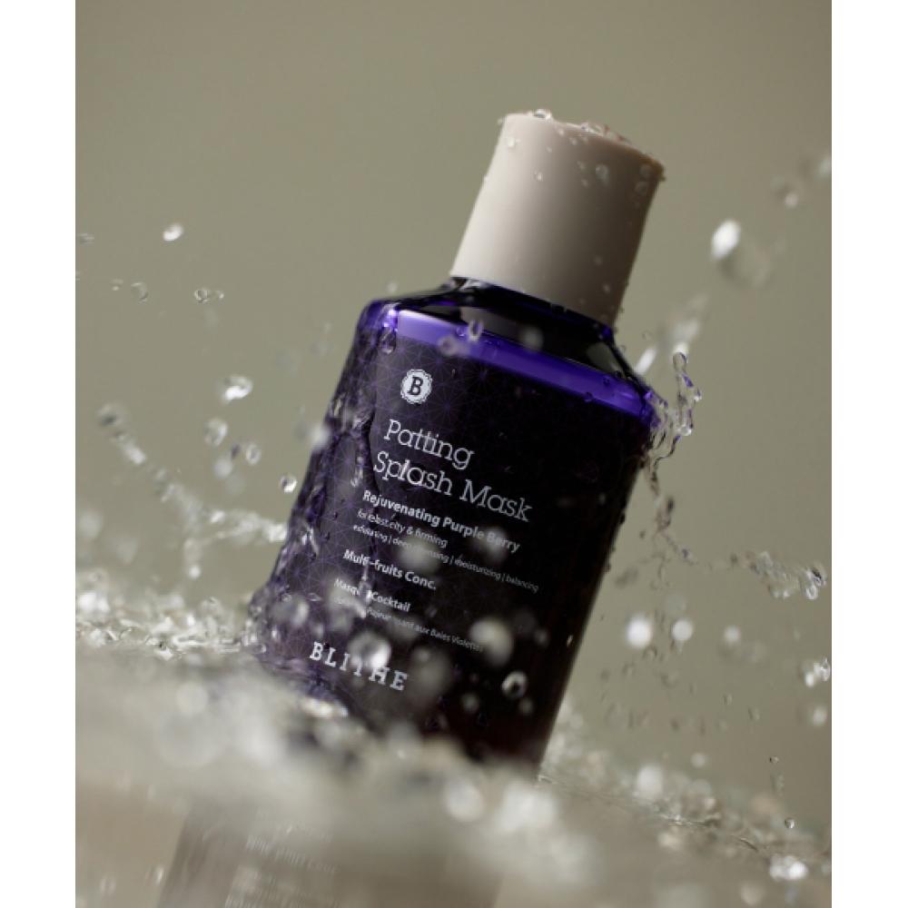 Blithe [moisture Exfoliation] Patting Splash Mask Purple 150ml Face Wash Pack FREE
