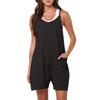 Jumpsuits für Damen, Sommer, lässig, ärmellos, verstellbarer Schultergurt, lose Strampler, Damenmode, bequeme Overalls, Hosen, Shorts