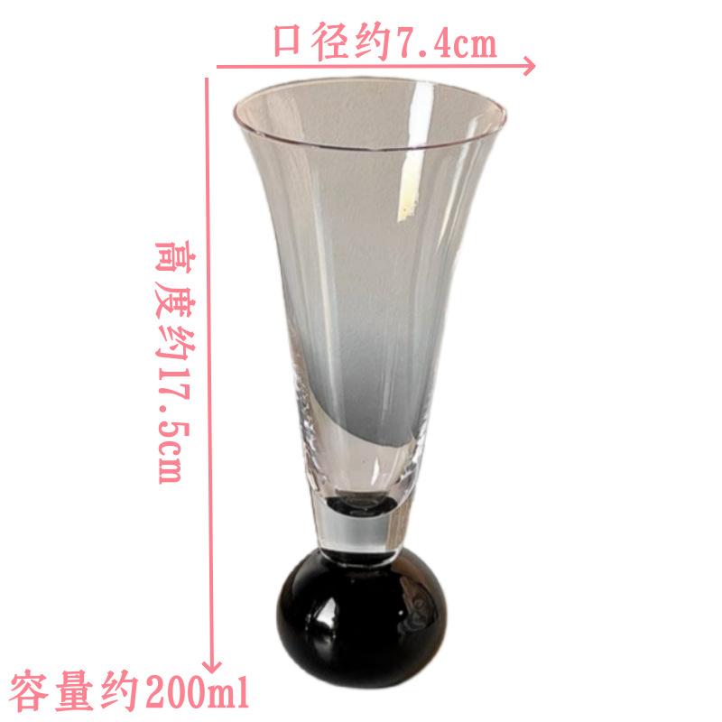 Planet Champagne Glass Ins Glass Creative Design Drinkware Highball Juice Cup for Party Kitchen Home Bar Boho Decor