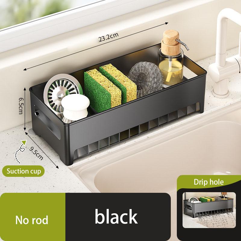 Household Storage Rack Rag Kitchen Drain Sink Sponge Shelf Faucet Dishwasher Sink Multi-function Storage Tool