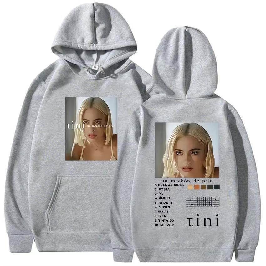 Singer Tini Stoessel Tour Album 2026 Merch Hoody Women Clothing Rock Sweatshirt Fashion High Quality Hoodie