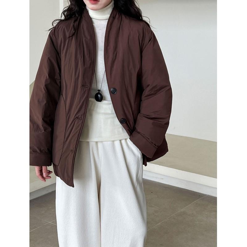 Johnature Jachetă 90% Puf de Rață Albă Femei Iarnă Caldă Ușoară Casual Paltoane cu Guler V