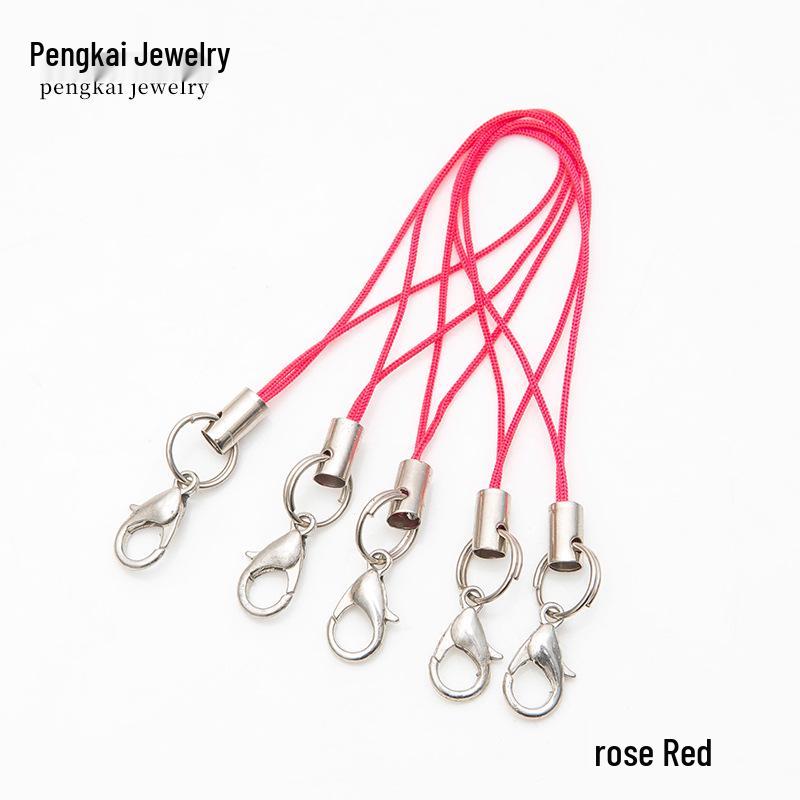 DIY šperky doplňky: 303 Karabina s dvojitým kroužkem šňůrka na mobilní telefon