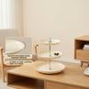 2/3 Tier Serving Tray Tiered Plastic Plates Cake Stand Fruit Bowl Dessert Food Snack Dish Buffet Tableware Kitchen Home Decor