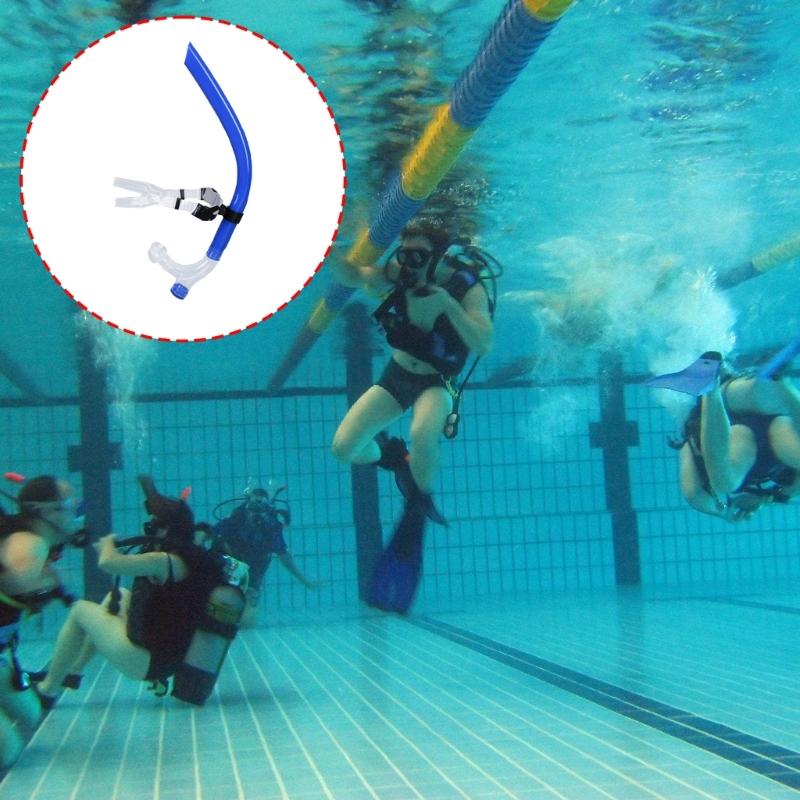 Comfortable Silicones Snorkels Tube Diving Detachable Snorkeling Diving Tube for Various Ages