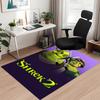 Shrek Bedruckter Teppich für Bürostuhl Wohnzimmer Schlafzimmer Küchenraum Dekoration Geschenke