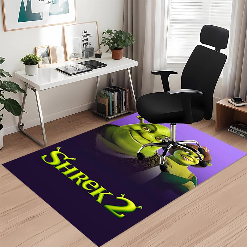 Shrek Bedruckter Teppich für Bürostuhl Wohnzimmer Schlafzimmer Küchenraum Dekoration Geschenke