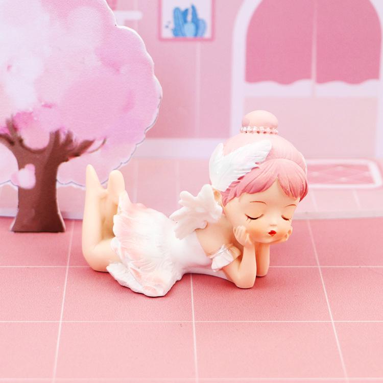Nordic Ballet Girl Ornament for Car, Cake, or Desk Decoration