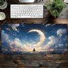Anime Cartoon Moon Mouse Pad Laptop Gaming Keyboard Rug XL Decorate desktop Mousepad PC Accessories Gamer Cabinet Desk Mat