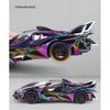 1/24 Apollo Project EVO Galvanisiert Supercar Legierung Muscle Car Modell Ton und Licht Kinderspielzeug Sammlerstücke Geburtstagsgeschenk