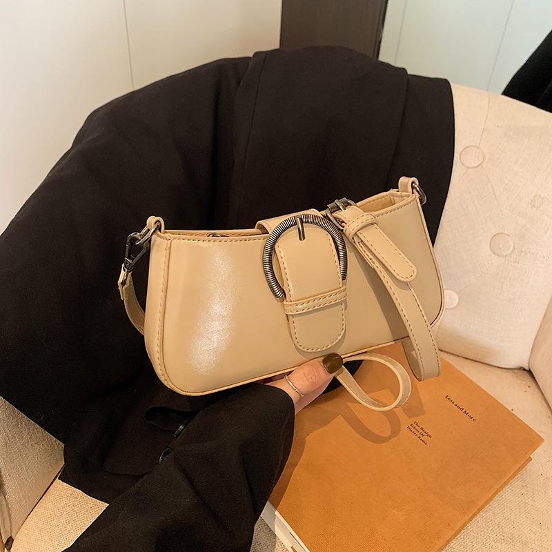 Simple and Versatile Underarm Bag Women's New High-end Fashion Small Square Bag Niche Trend Casual Women's Bag