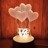 Lampă de masă cu lumină de noapte LED 3D USB pentru decorarea dormitorului acasă Lumină caldă