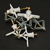 25 Sets Of Nylon Expansion Drywall Anchoring kit With Galvanized Carbon Steel Screws, Self-Drilled Wall, Special For Drywall