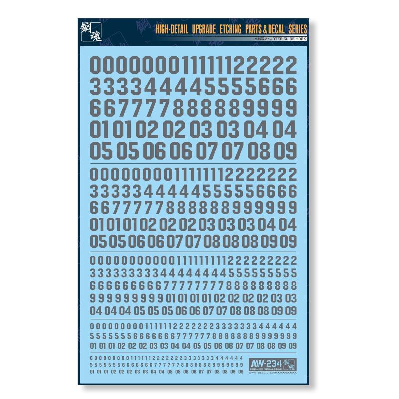 Number Letter Water Decal Stickers Clear Print Removable Multiple Patterns for Wedding Party Decor DIY Art Projects
