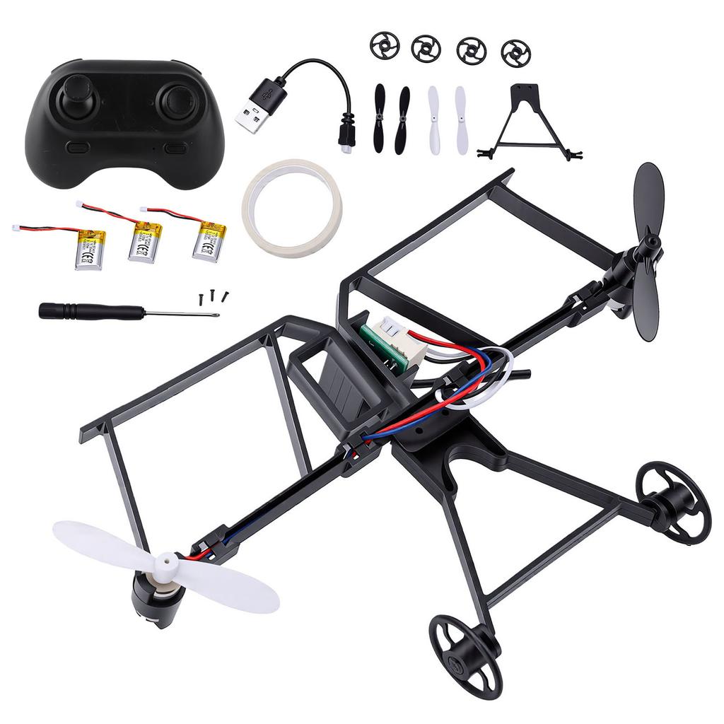 Remote Control Paper Airplane Powered Kit RC Paper Plane Motor   Kit Educational Gift Outdoor Toy   Proof