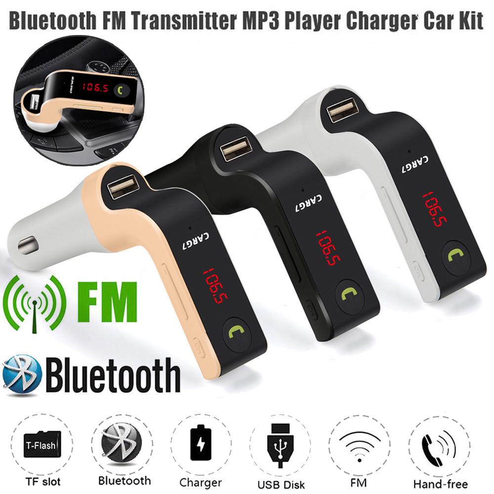 Buy G7 Handsfree Bluetooth Car Kit FM Transmitter USB Adapter MP3
