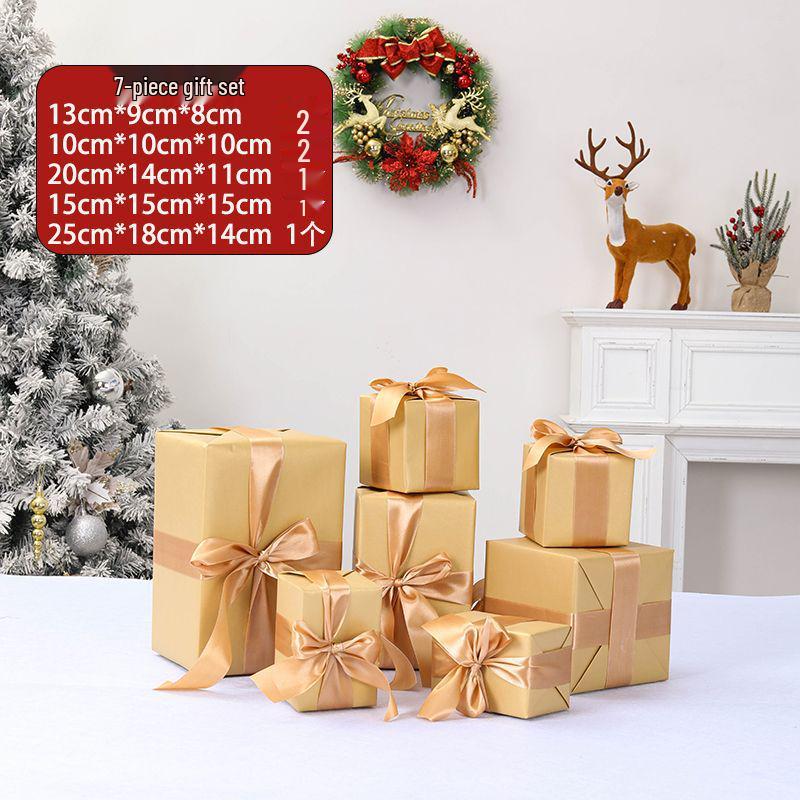 New Year Christmas Tree Gift Box Display for Hotel & Shopping Mall Decorations